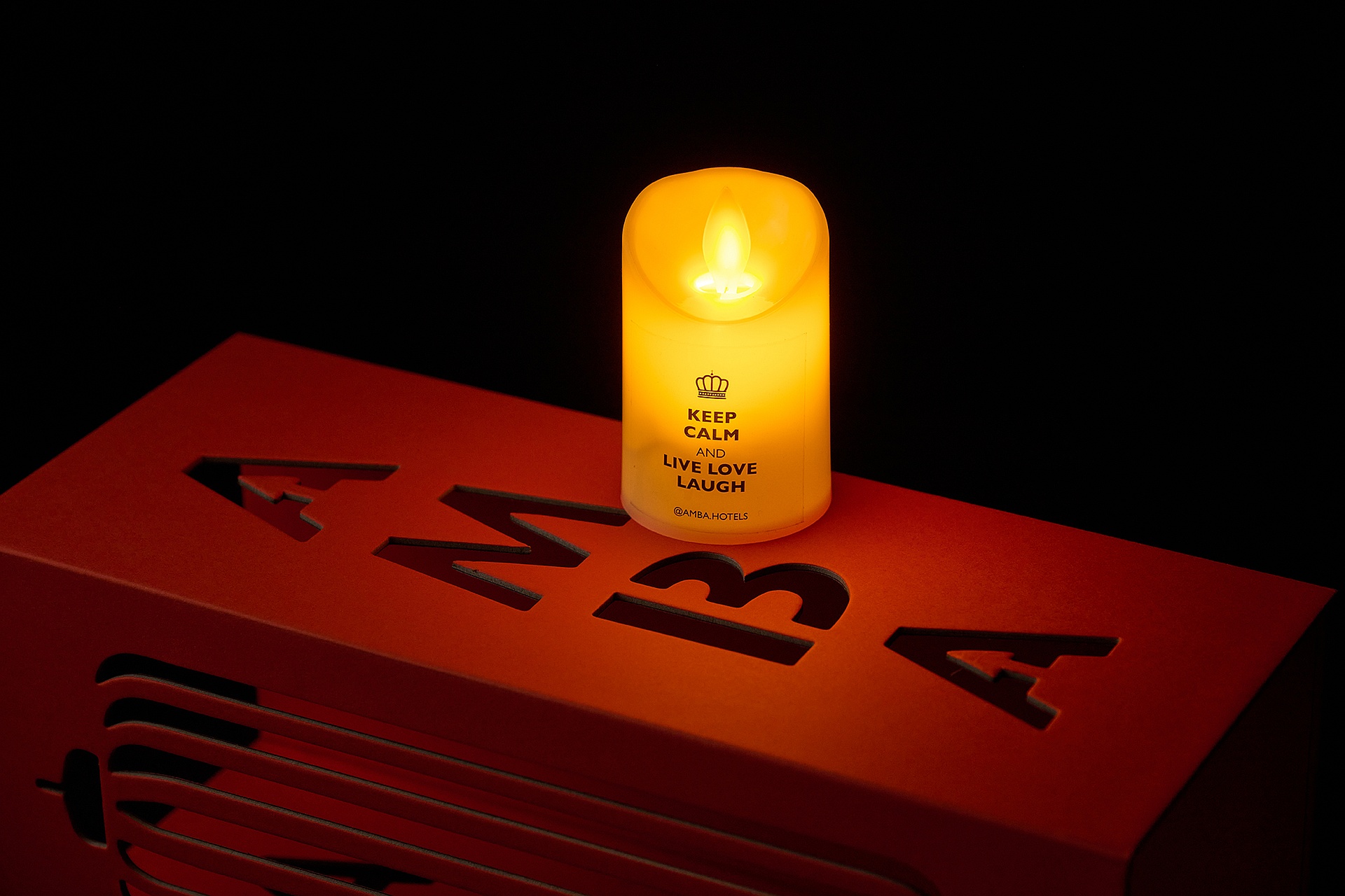 台北西門町意舎酒店天天情人節專案免費意舍 LED 蠟燭