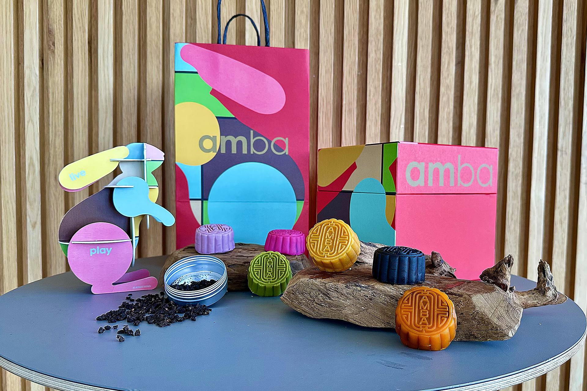 2025 Mid-Autumn Festival Jade Rabbit Mooncake Gift Box of amba Taipei Songshan Hotel 