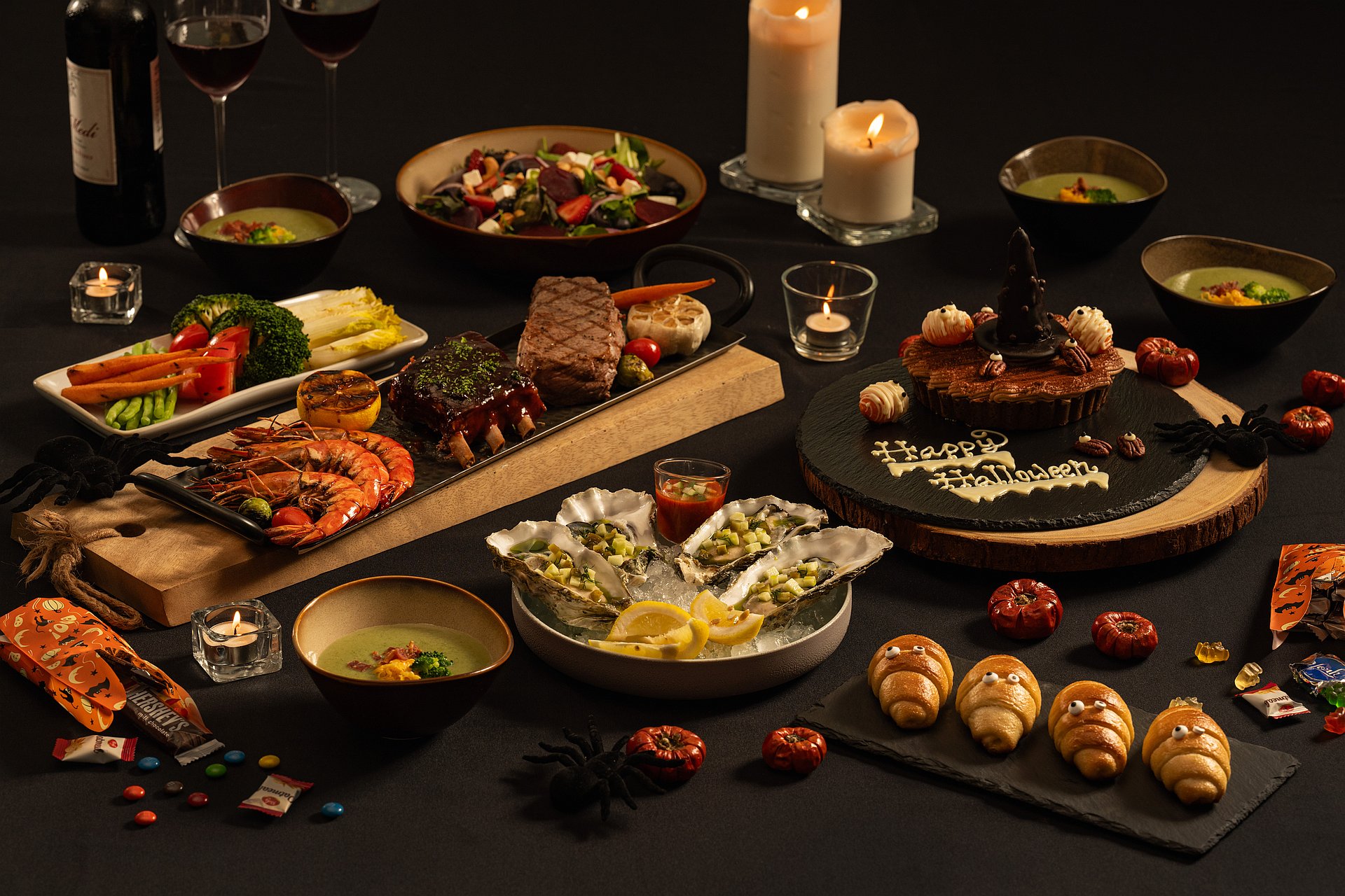 2023 Halloween Dinner for Four at Que woodfired grill of amba Taipei Songshan hotel