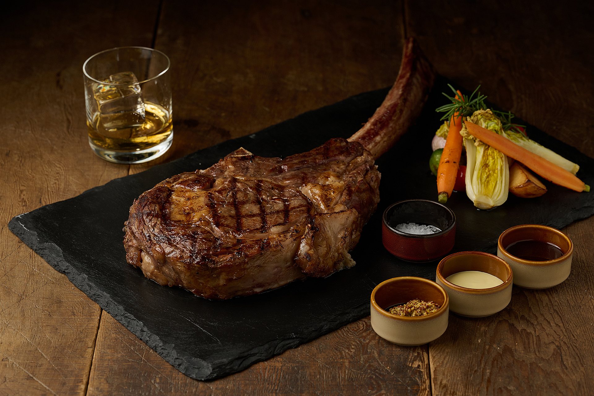 2025 Fathers Day Semi-Buffet Tomahawk Steak Dinner For Four at Que woodfired grill of amba Taipei Songshan hotel