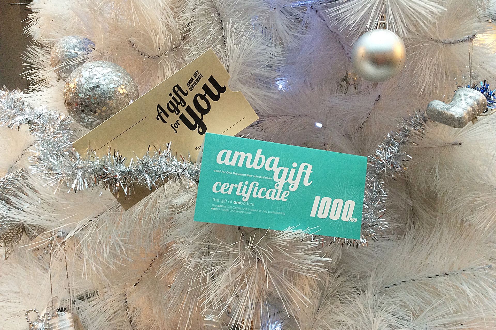 amba Taipei Songshan Hotel Gift Certificate