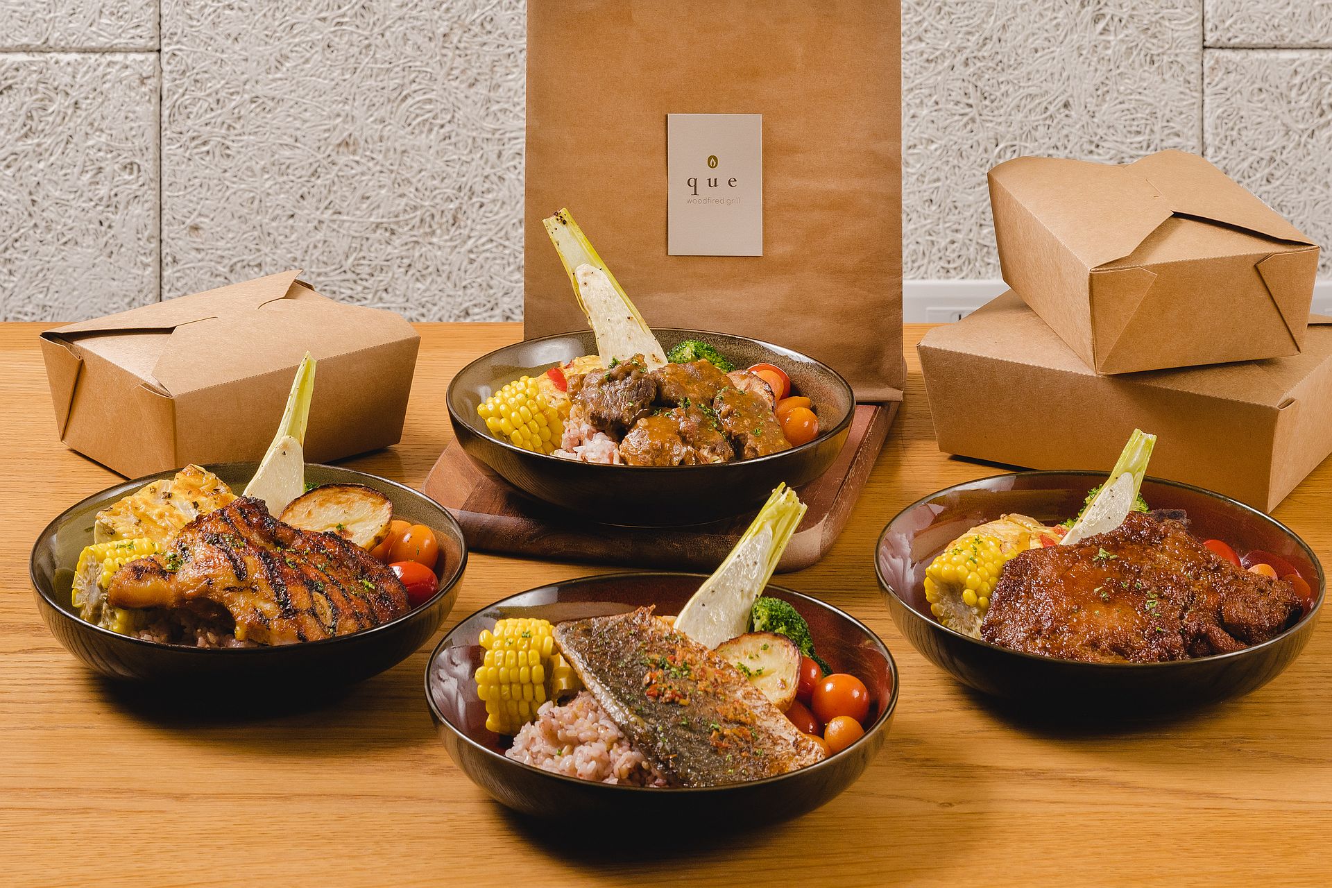 amba Taipei Songshan hotel Que restaurant super value bento boxes takeout and food delivery service