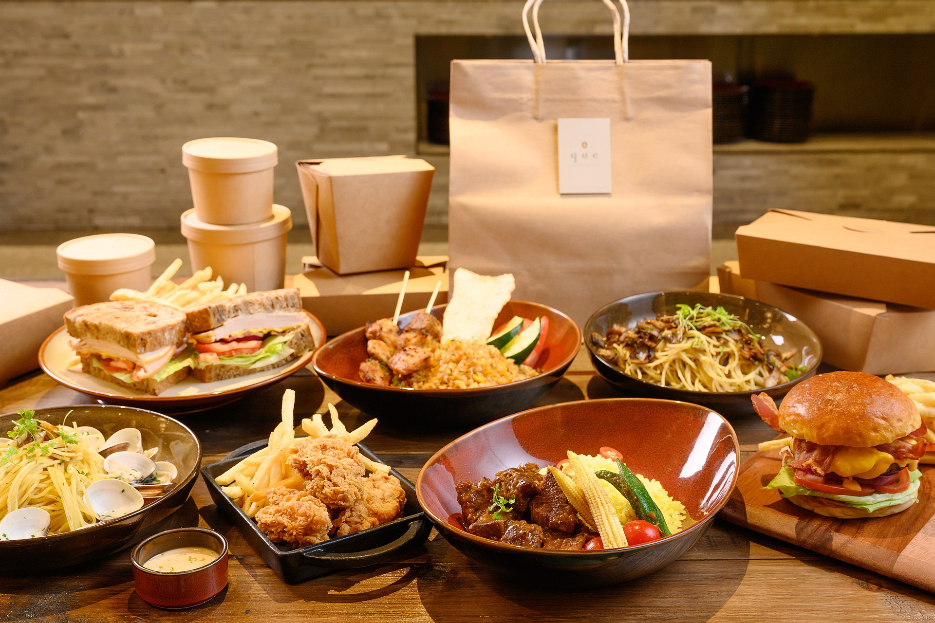 amba Taipei Songshan hotel Que restaurant delicious takeout and free delivery