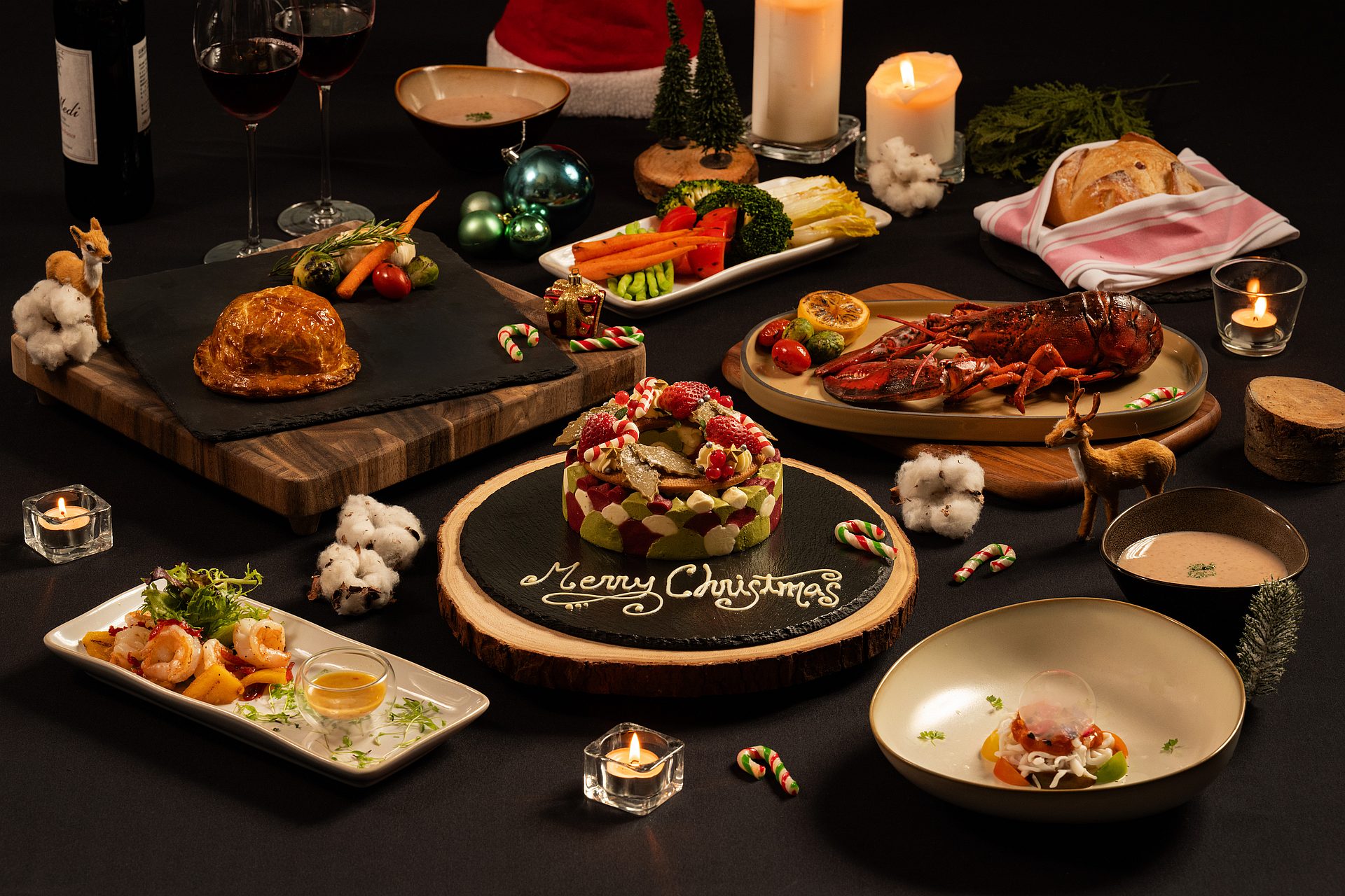 2023-2024 Christmas and New Year dinner at Que woodfired grill of amba Taipei Songshan hotel