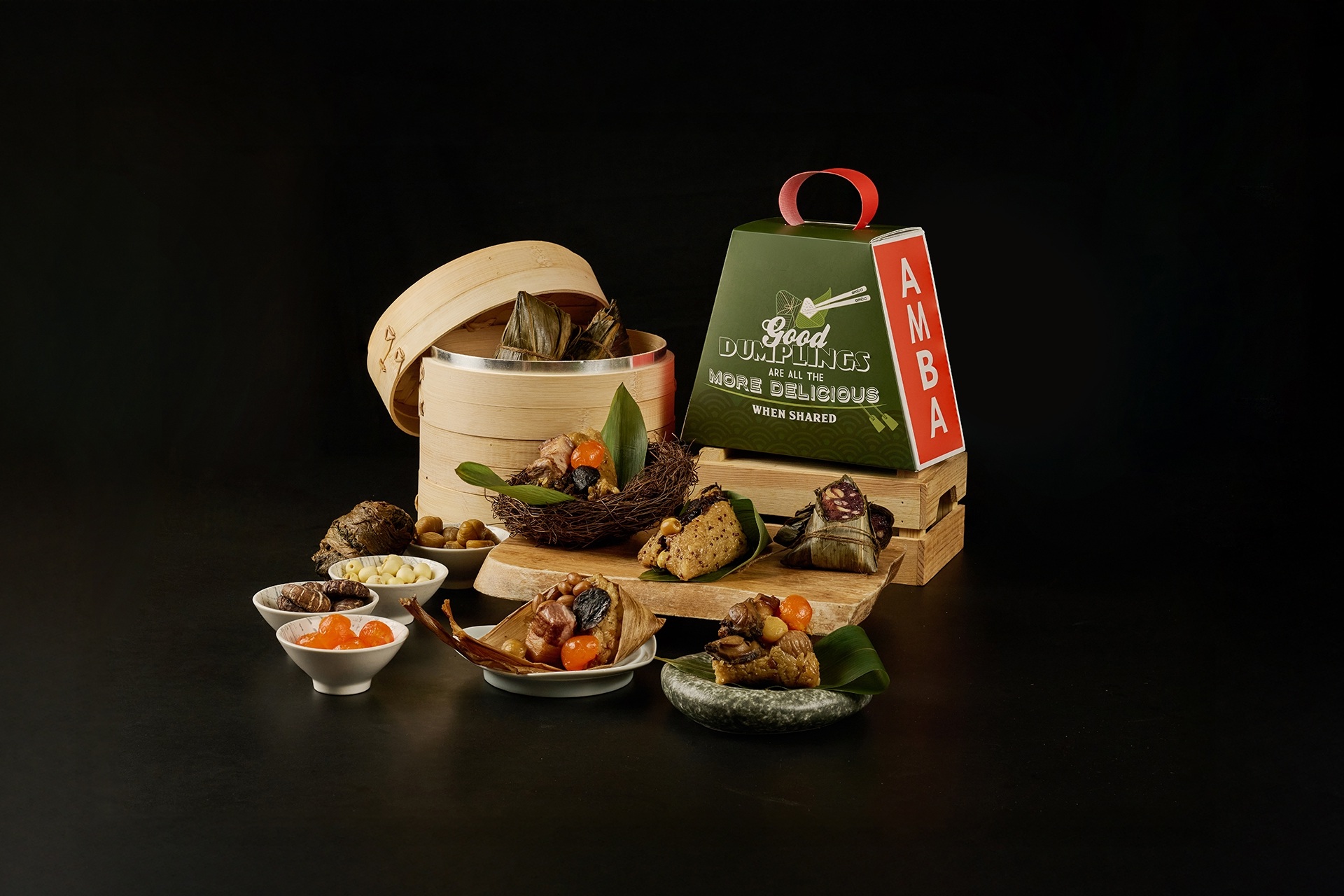 2025 Dragon Boat Festival Dumplings gift box of amba Taipei Ximending hotel 