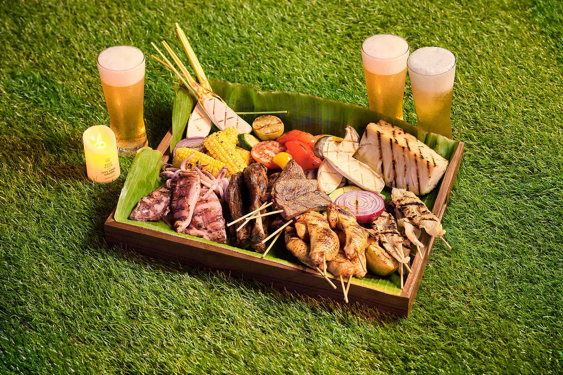 2025 Mid-Autumn Festival Special All-You-Can-Eat BBQ Party at Buttermilk outdoor restaurant of amba Taipei Ximending hotel 