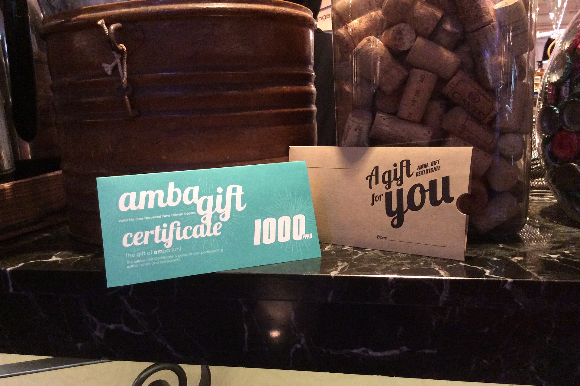 amba Taipei Ximending Hotel Gift Certificate