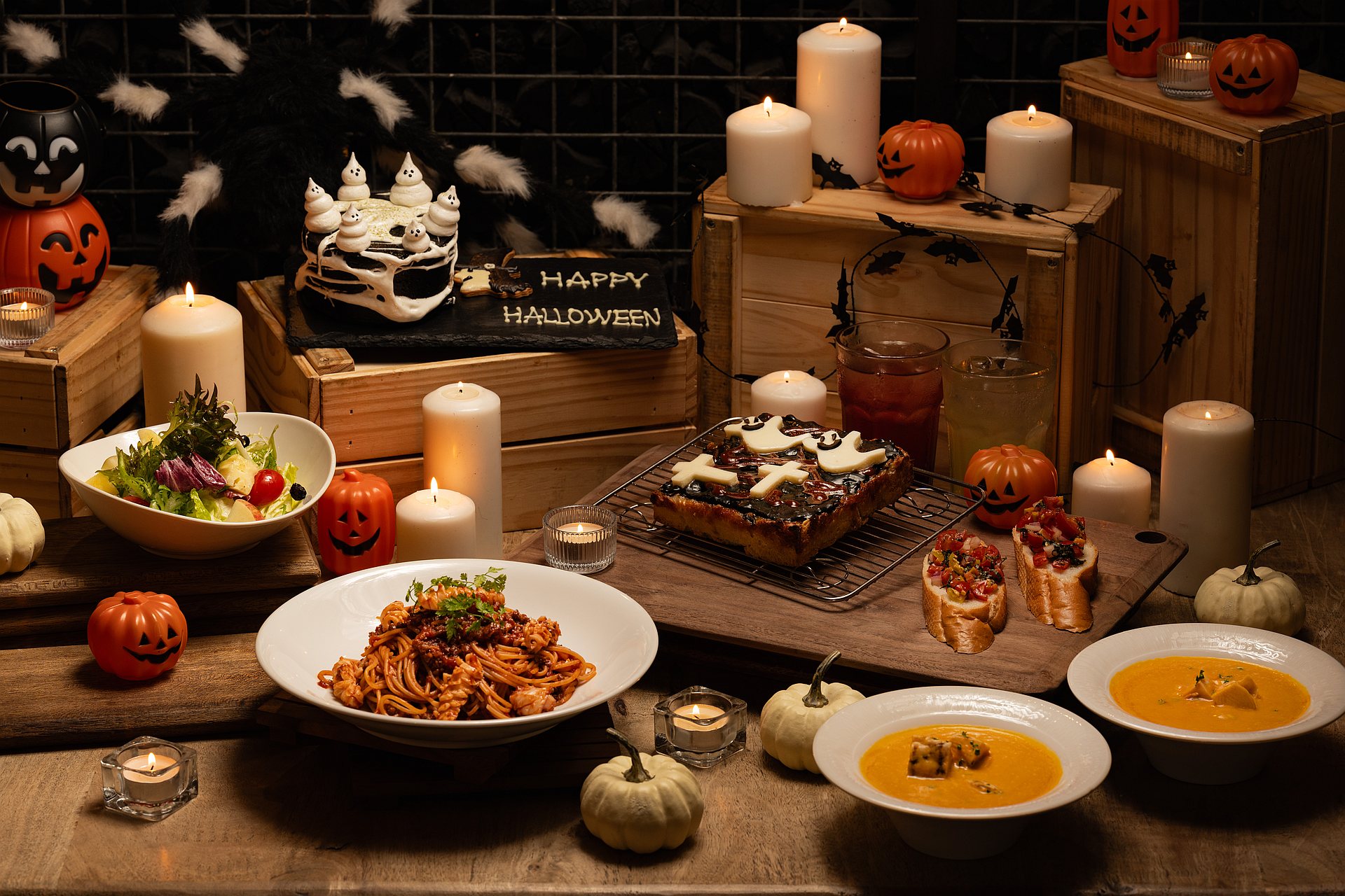 2023 Halloween Special Menu For Two at The CAPE restaurant of amba Taipei Ximending Hotel 