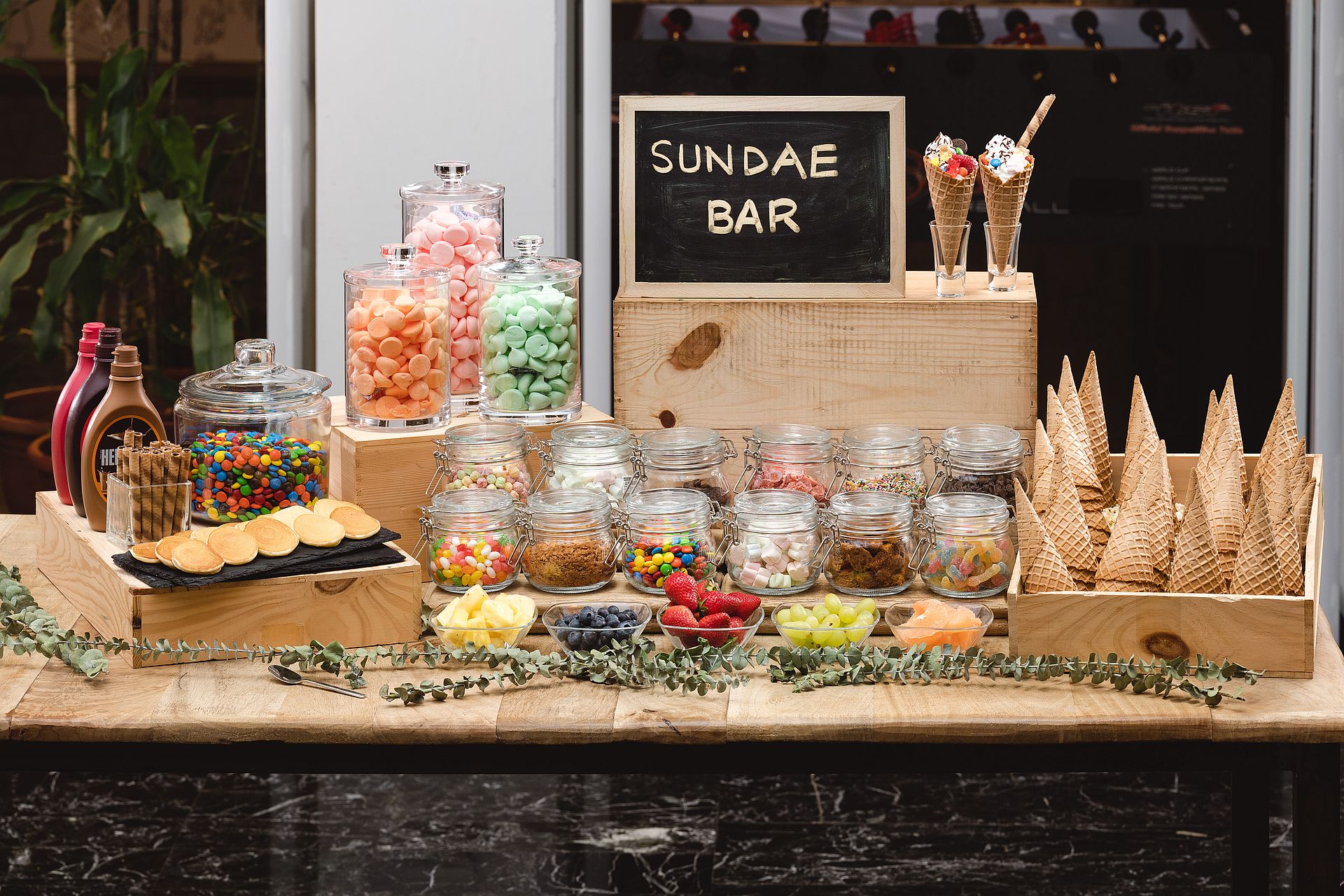 Afternoon Tea Sundae Bar at Buttermilk restaurant of amba Taipei Ximending hotel