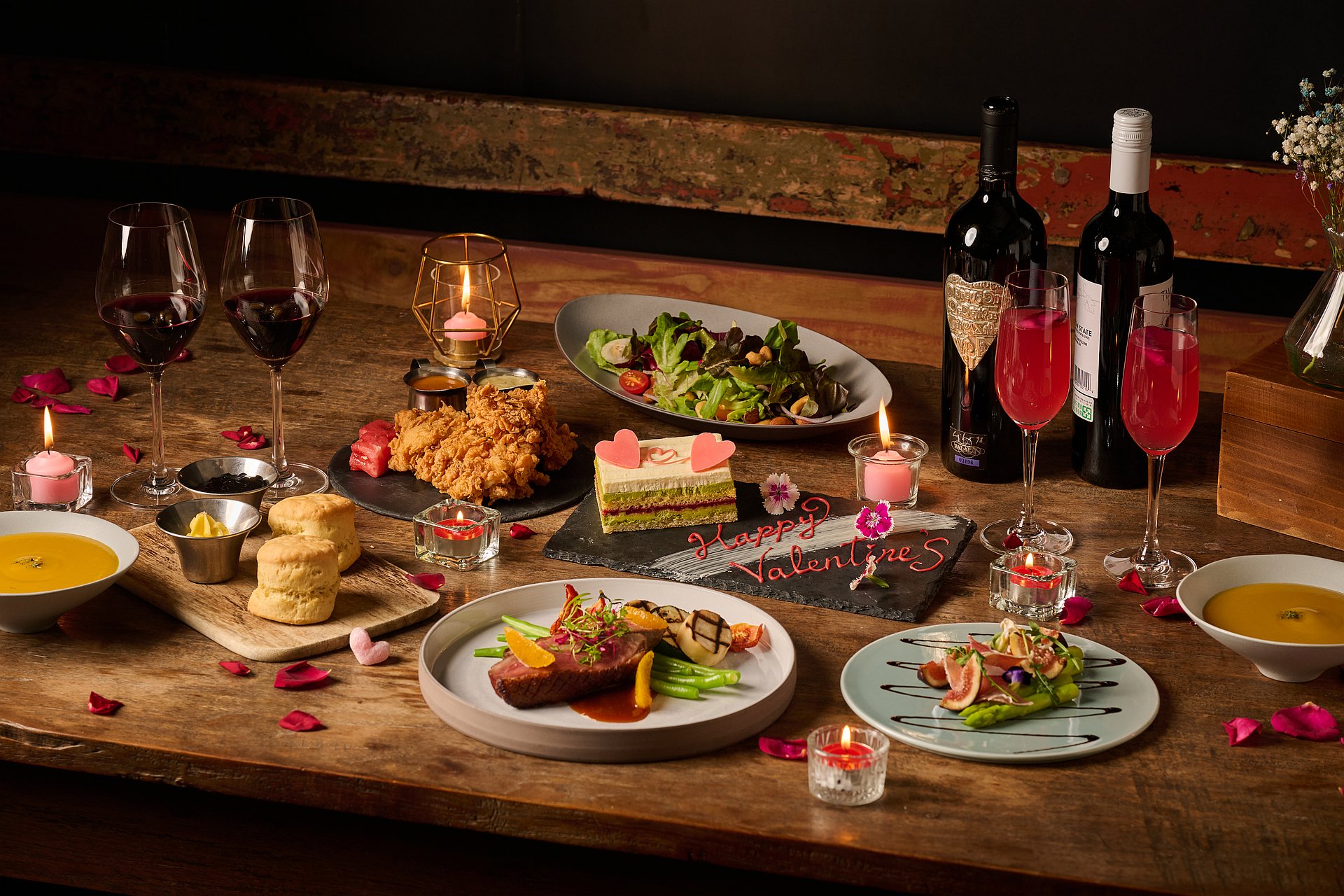 2024 Valentine's Day Special Menu For Two at Buttermilk restaurant of amba Taipei Zhongshan Hotel 